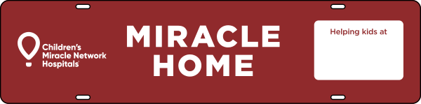 Miracle Home Sign Rider, 6h x 24w, Steel
